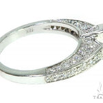 18K White Gold Diamond Semi Mount Engagement Ring 66150 - Image 3