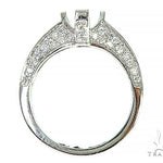 18K White Gold Diamond Semi Mount Engagement Ring 66150 - Image 5