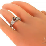 18K White Gold Diamond Semi Mount Engagement Ring 66150 - Image 7
