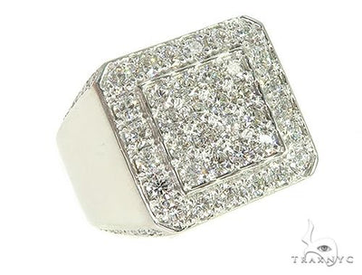 14K White Gold Diamond TraxNYC Ring 66093 - Image 1