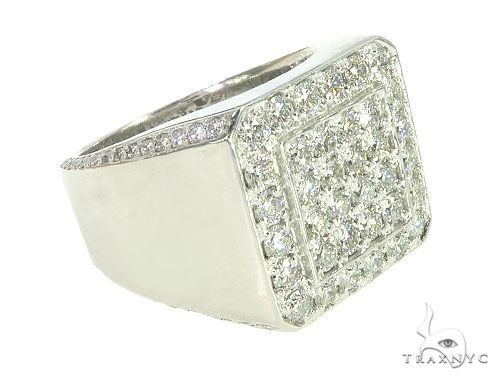 14K White Gold Diamond TraxNYC Ring 66093 - Image 3