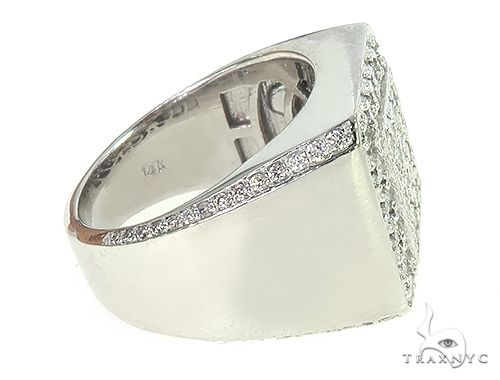 14K White Gold Diamond TraxNYC Ring 66093 - Image 4