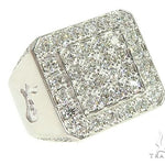 14K White Gold Diamond TraxNYC Ring With Logo 65962 - Image 1