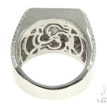 14K White Gold Diamond TraxNYC Ring With Logo 65962 - Image 5