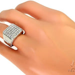 14K White Gold Diamond TraxNYC Ring With Logo 65962 - Image 8