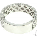 14K White Gold Diamond Wedding Band 66138 - Image 5