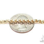 14K White Gold Hollow Round Box Link Chain 16 Inches 2.5mm   68110 - Image 3