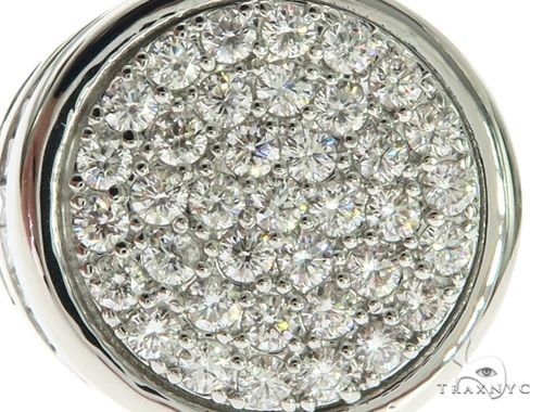 14K White Gold Prong Channel Diamond Ring 63581 - Image 3