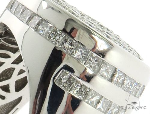 14K White Gold Prong Channel Diamond Ring, photo 5 of 9