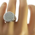 14K White Gold Prong Channel Diamond Ring 63581 - Image 8