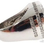 14K White Gold Prong Diamond Traxnyc Ring 64740 - Image 4