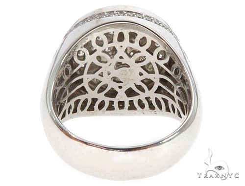 14K White Gold Prong Diamond Traxnyc Ring, photo 5 of 7