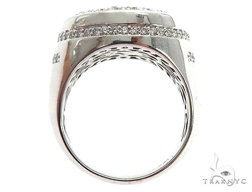 14K White Gold Prong Diamond Traxnyc Ring, photo 6 of 7
