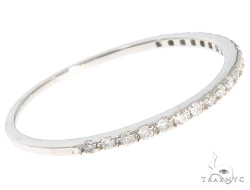 14K Gold Prong Diamond Wedding Ring 61499 - Image 1