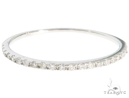 14K Gold Prong Diamond Wedding Ring 61499 - Image 2