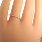 14K Gold Prong Diamond Wedding Ring 61499 - Image 6