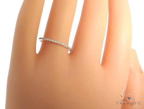 14K Gold Prong Diamond Wedding Ring 61499 - Image 6