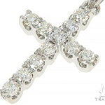 14K Gold Small Diamond Cross 65967 - Image 4