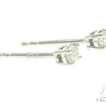 14K Gold Solitaire Earrings 65873 - Image 3