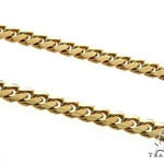 14K Yellow Gold Solid Miami Cuban Link Chain 64556 - Image 1