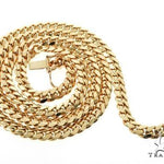 14K YG Miami Cuban Link Chain 64558 - Image 4
