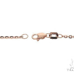 14K Rose Gold Mirror Rolo Chain 22 Inches 1mm   65593 - Image 4