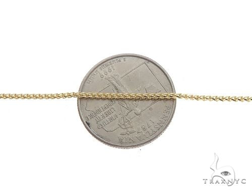 14K Gold franco chain, 1.5 mm, photo 4 of 5