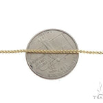 14k Yellow Gold Solid Franco 20 Inches 1.3mm 65605 - Image 4