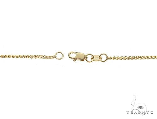 14k Yellow Gold Solid Franco 20 Inches 1.3mm 65605 - Image 5