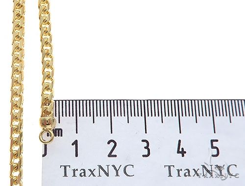 14K Yellow Gold Solid Franco Link Chain 22 Inches 3.9mm   65596 - Image 6