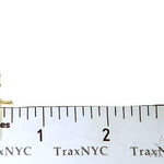 14K Yellow Gold Bazel Cross 65663 - Image 6