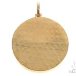 14K Yellow Gold 1.5 Inch Bitcoin Pendant 65124 - Image 3