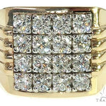 14K Yellow Gold 16 Stones Diamond Ring 66177 - Image 2