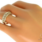14K Gold 3 Row Diamond Ring 66174 - Image 7