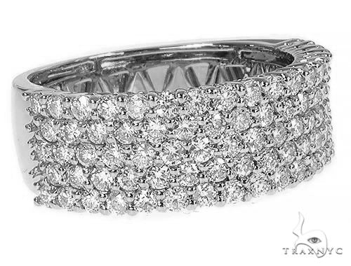 14K Gold 5 Row Diamond Ring 66173