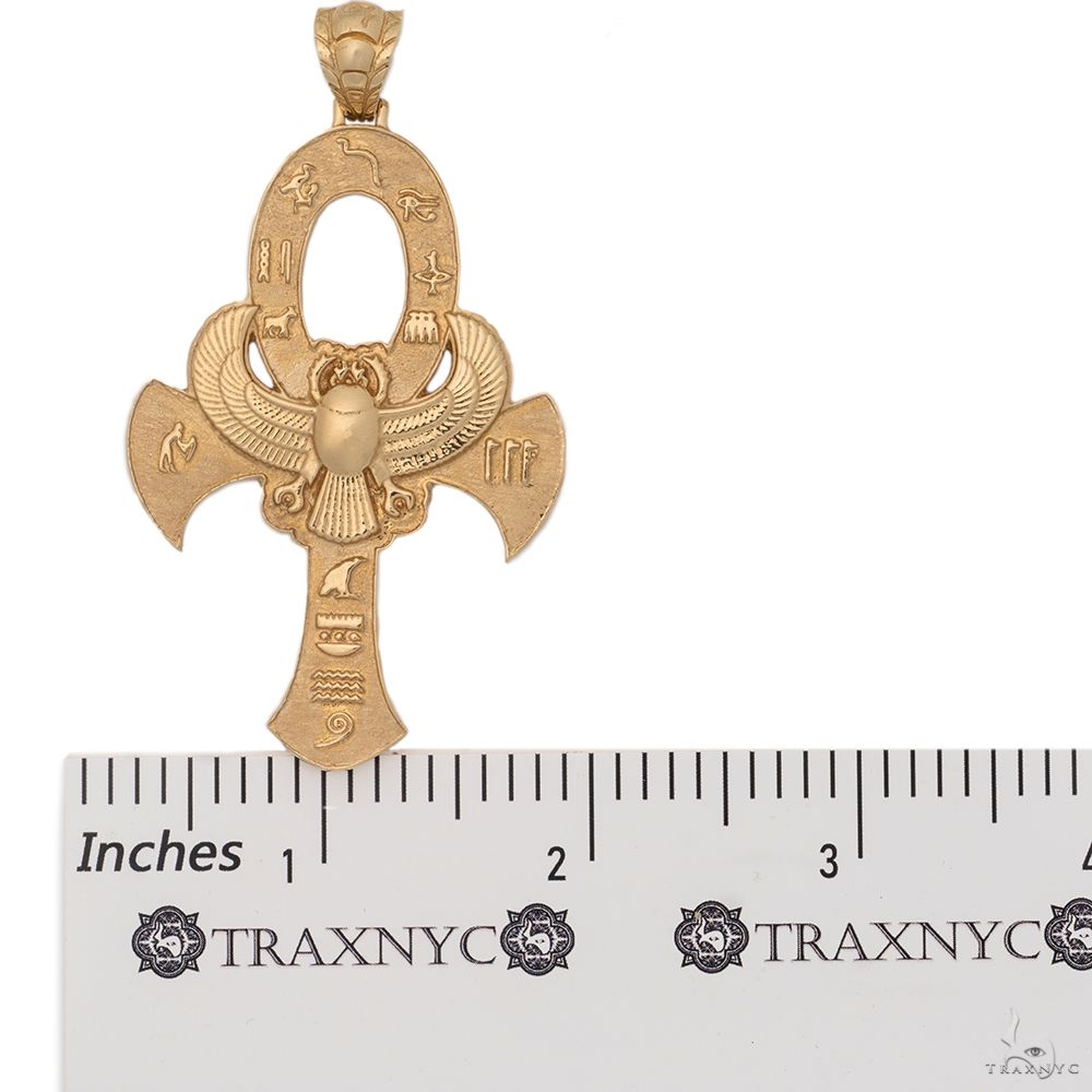Ankh Symbol Brass Ankh Pendant 14K Yellow Gold Ankh Pendant 69752