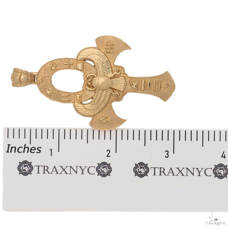 14K Yellow Gold Ankh Pendant 69752 - Image 5