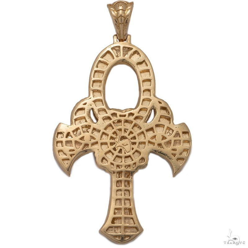 14K Yellow Gold Ankh Pendant 69752 - Image 6
