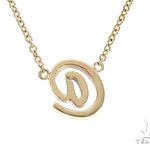 14K Yellow Gold At Sign Diamond Necklaces 65478 - Image 3