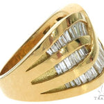 14K Yellow Gold Baguette Cut Channel Diamond Ring 63185 - Image 4