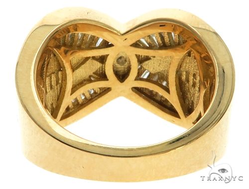 14K Yellow Gold Baguette Cut Channel Diamond Ring 63185 - Image 5