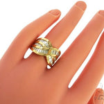 14K Yellow Gold Baguette Cut Channel Diamond Ring 63185 - Image 7