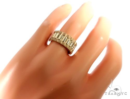 14K Yellow Gold Band 63969 - Image 7