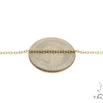 14K Yellow Gold Solid Cable Link Chain 20 Inches 1.4mm   64396 - Image 3