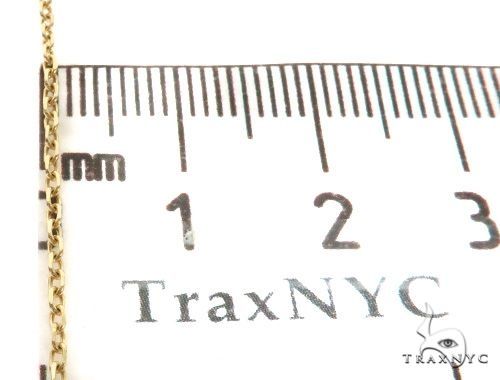 14K Yellow Gold Solid Cable Link Chain 20 Inches 1.4mm   64396 - Image 5