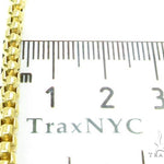 14K Yellow Gold Hollow Round Box Link Chain 20 Inches 3.5mm   36998 - Image 6