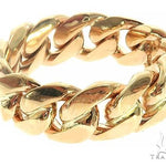 14K Yellow Gold Cuban Link Ring 66162 - Image 3