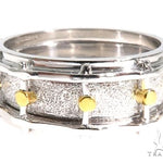 14K Yellow Gold Custom Drum Ring 63995 - Image 2