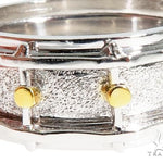 14K Yellow Gold Custom Drum Ring 63995 - Image 3