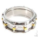 14K Yellow Gold Custom Drum Ring 63995 - Image 5